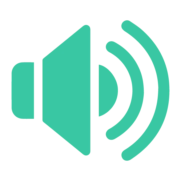 Speaker icon with sound wave representing flexible audio options for the AXIS M10 Box Camera Series.