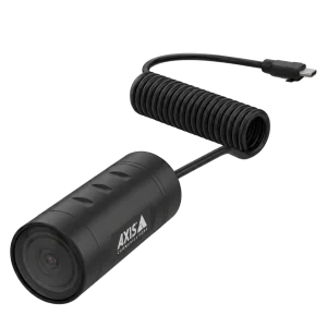 axis tw1200 body worn mini bullet sensor with coiled cable.