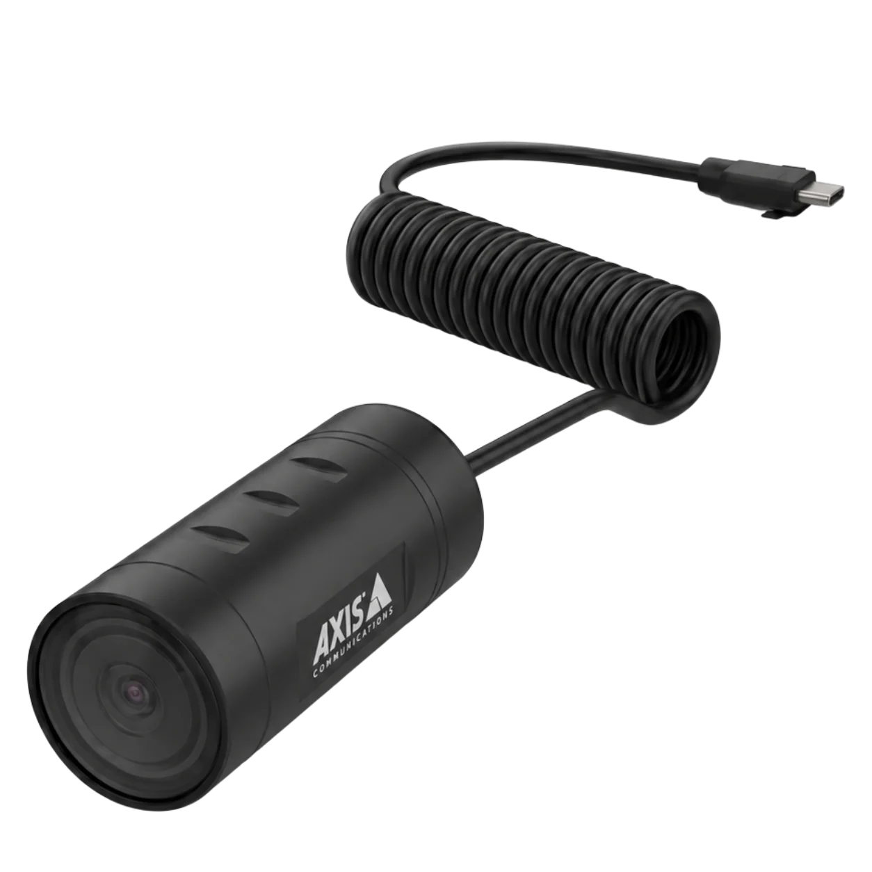axis tw1200 body worn mini bullet sensor with coiled cable.