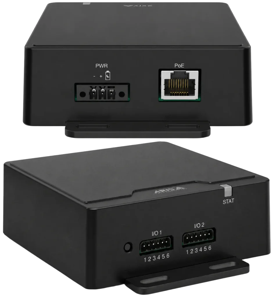 view of the AXIS W401 Body Worn Activation Kit with dual IO ports