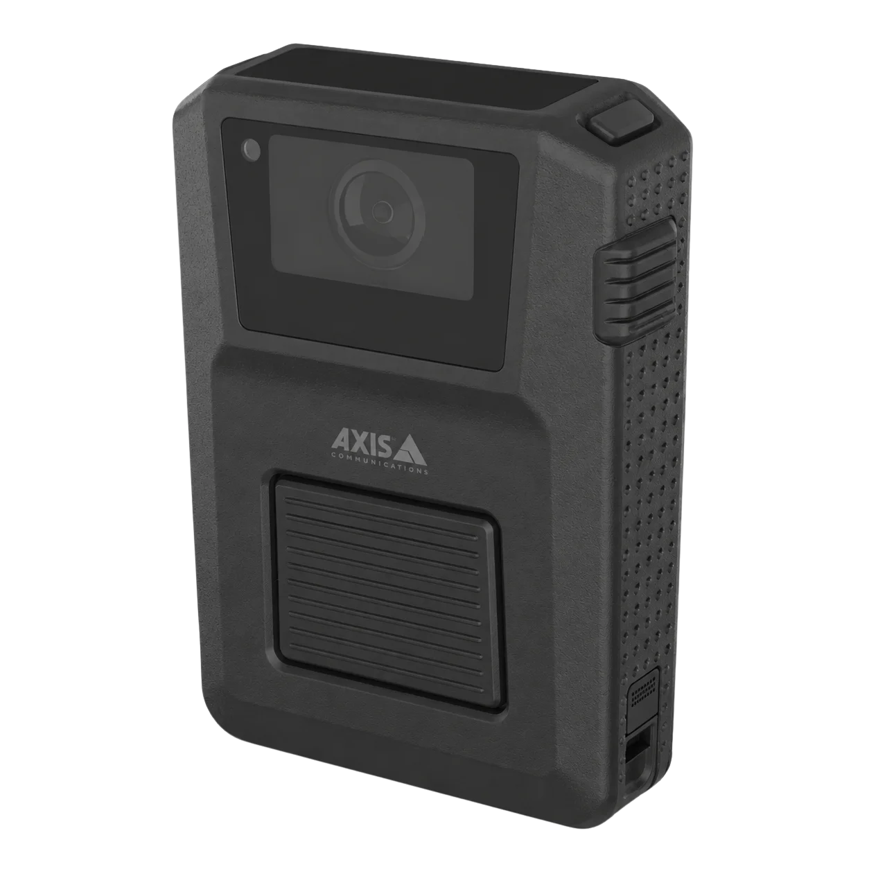 black axis w120 wearable security camera angled view