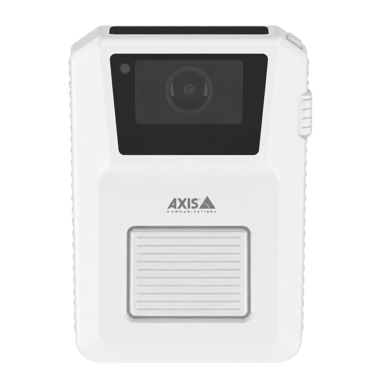 white axis w120 wearable security camera front view