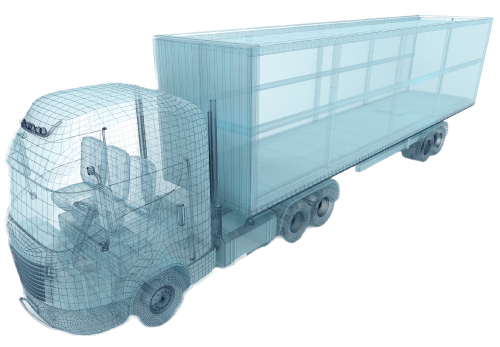 semi truck high value cargo bottom