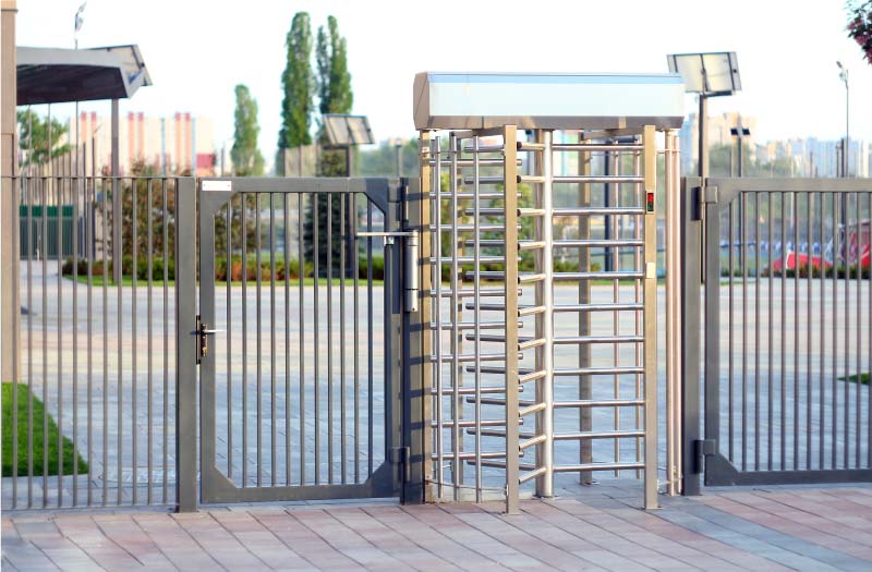 full length security gate access control