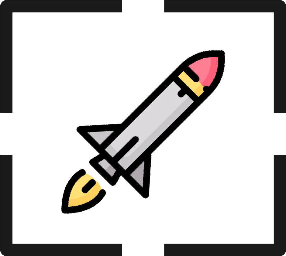 Long-range object detection icon, highlighting distant objects clearly.
