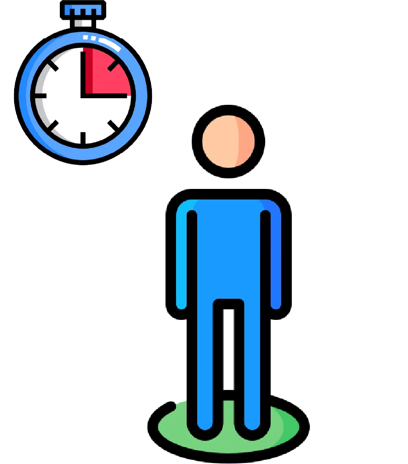 Person detected standing idle, indicating loitering detection