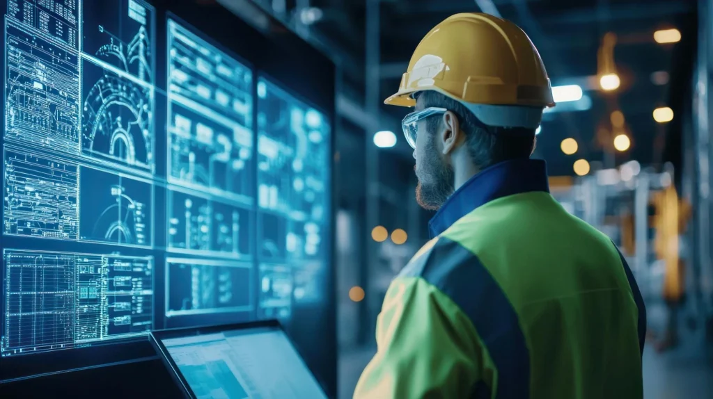 Protective gear and checklist symbolizing construction site safety and security compliance in 2025