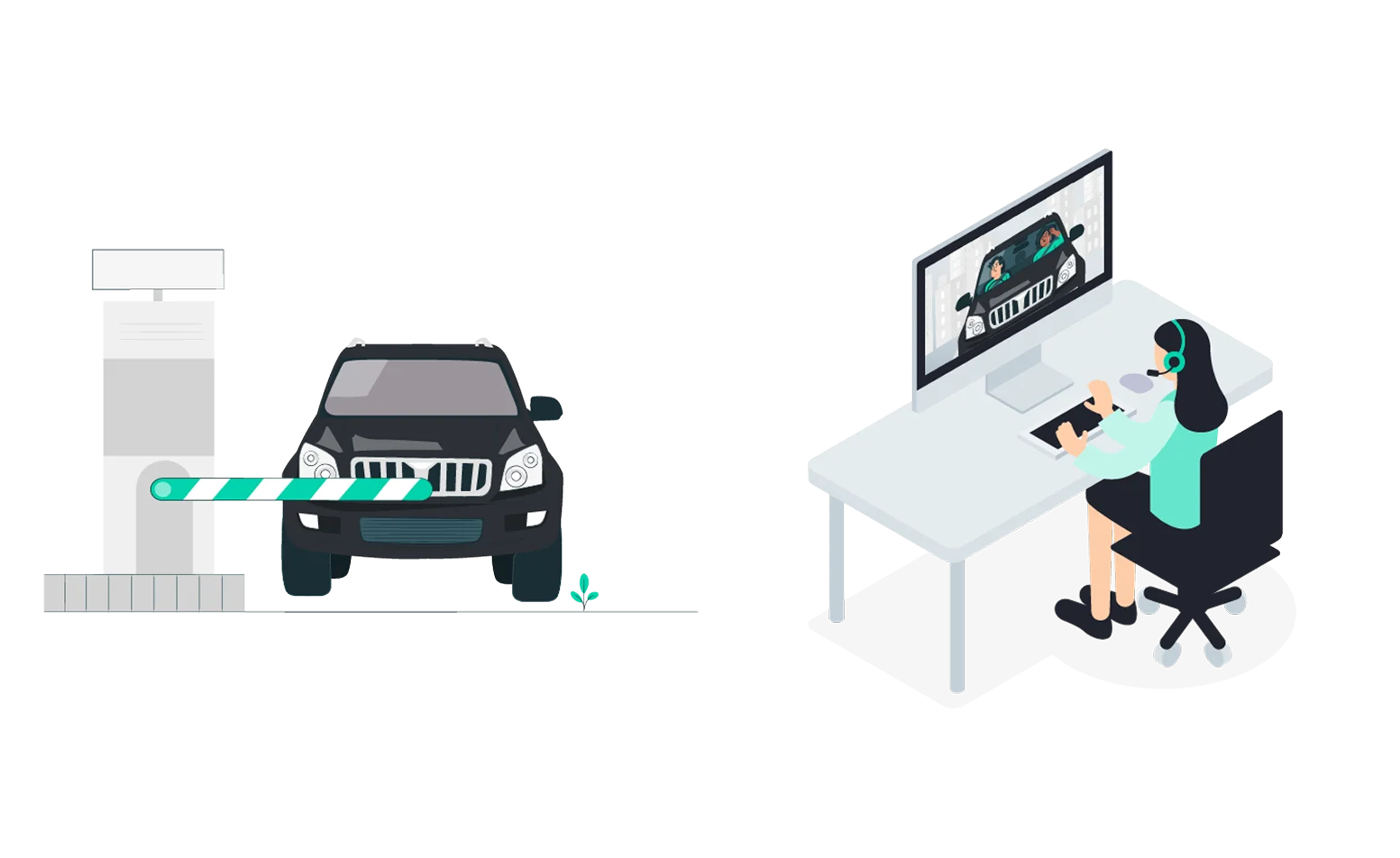 Operator monitoring vehicle access remotely