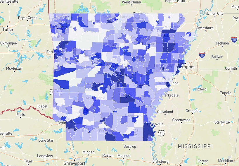 Visualisation d'une carte thermique montrant les tendances régionales en matière d'engagement pour les cabines photo d'entreprise.