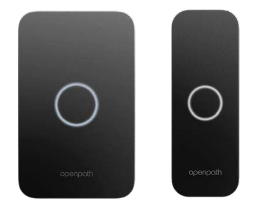 Openpath access control readers showcasing modern keyless entry devices.