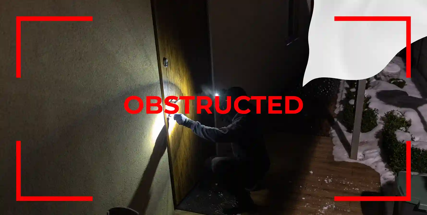 obstructed camera view